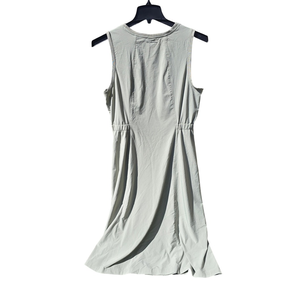 Columbia Freezer III Dress Womens XL Sage Green Sleeveless Midi Pockets AL7775 - Picture 4 of 8